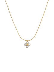 Evie Pearl Necklace - Gold