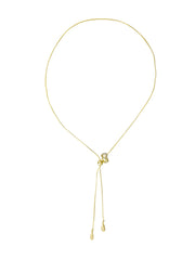 Long Pendant Necklace - Gold