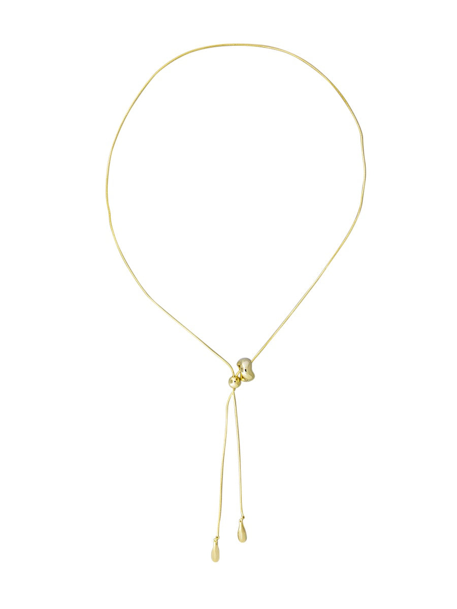 Long Pendant Necklace - Gold