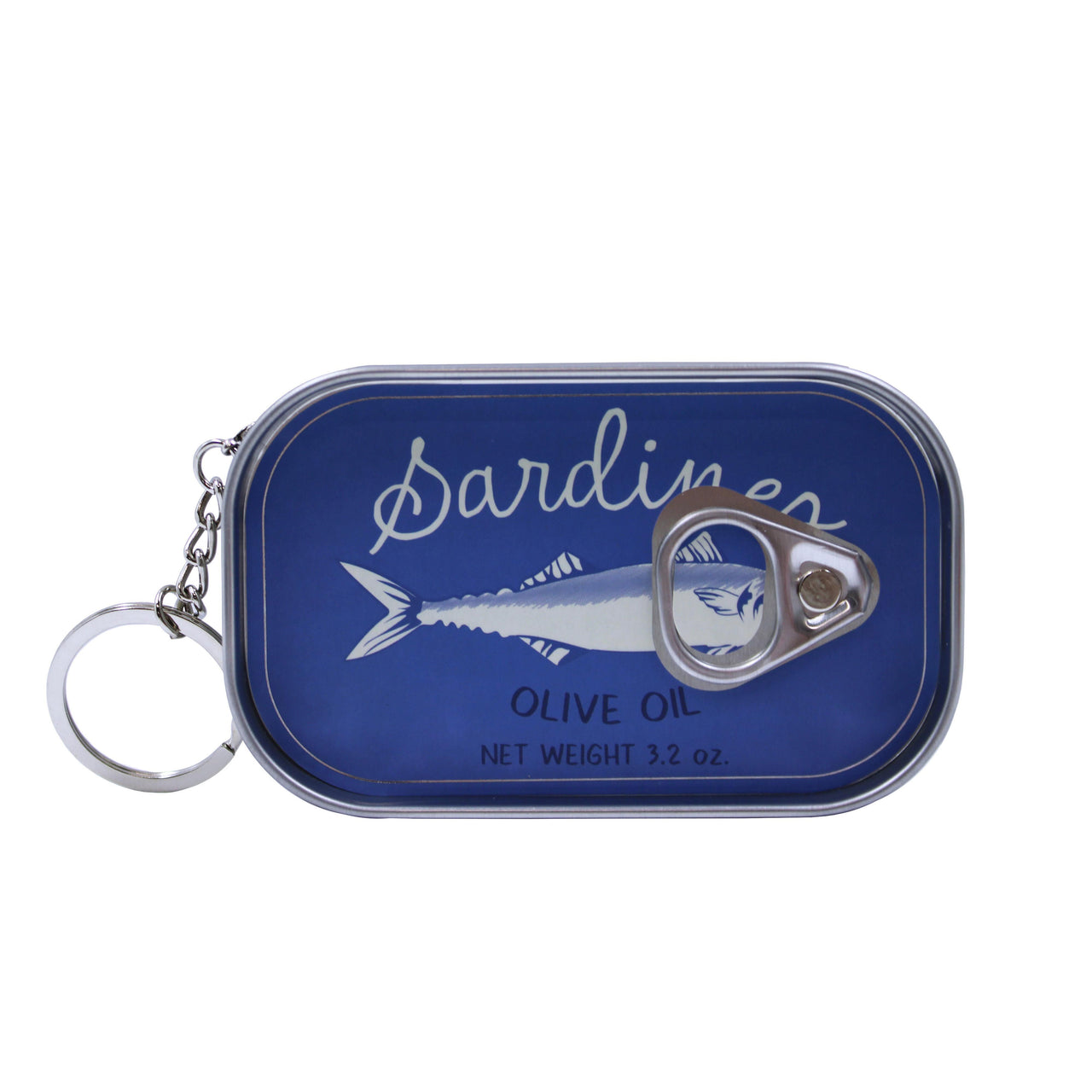 Sardine Tin Key Chain