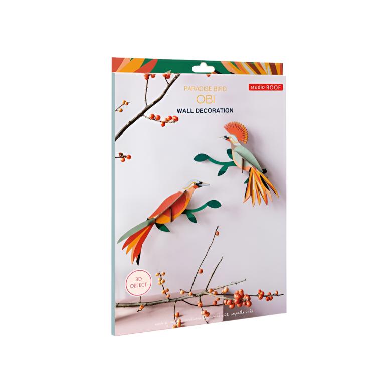 Cardboard Wall Art Large - Obi Duo