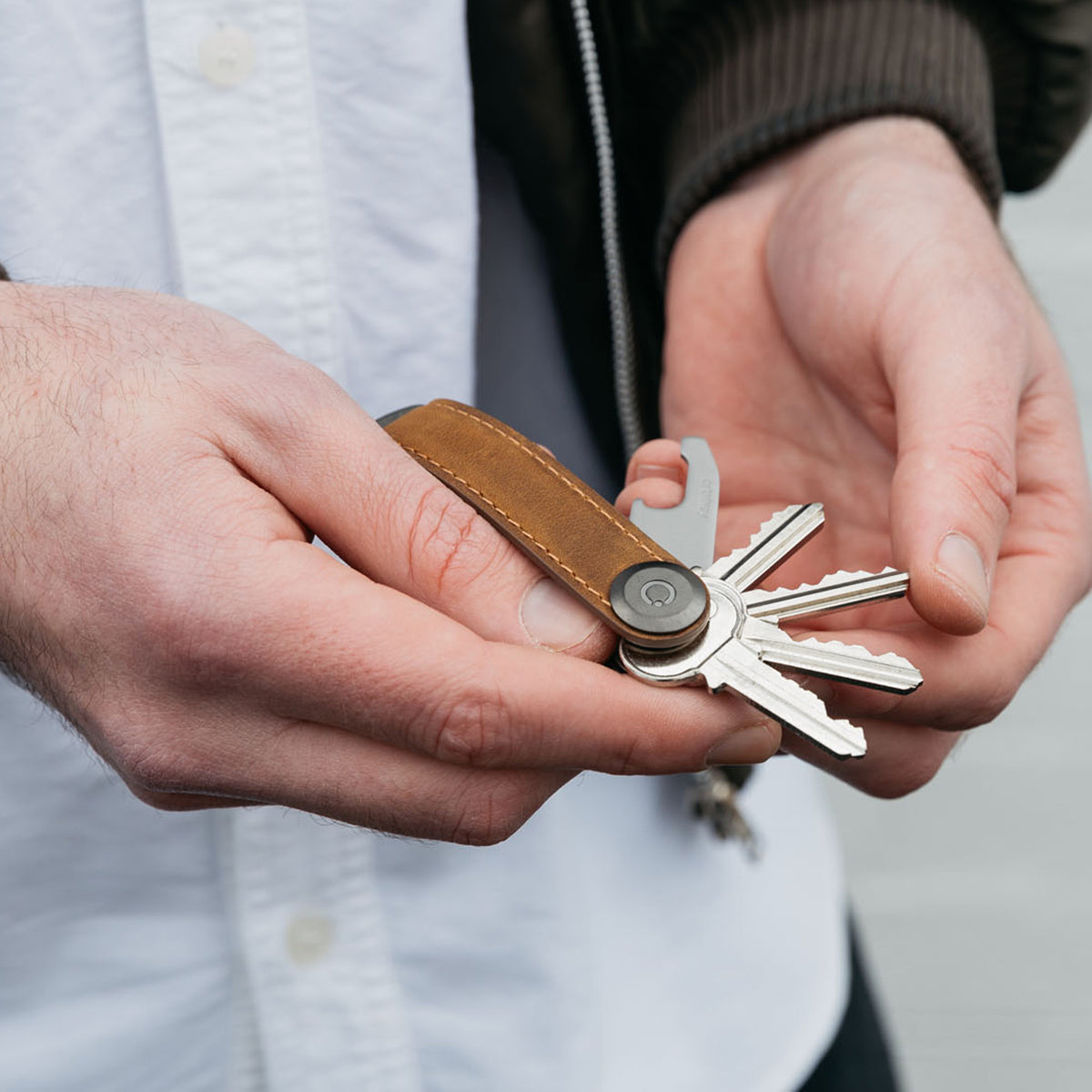 Orbitkey - Crazy Horse - Chestnut Brown