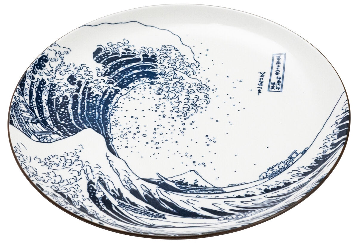 Large Plate - Hokusai Fuji
