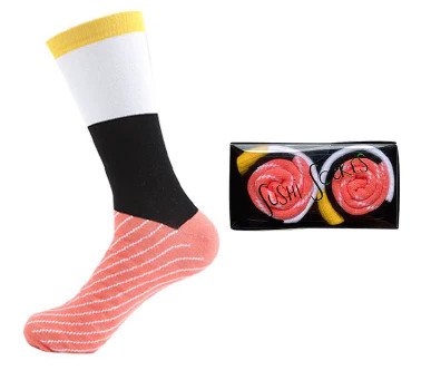 Food Socks - Sushi Salmon