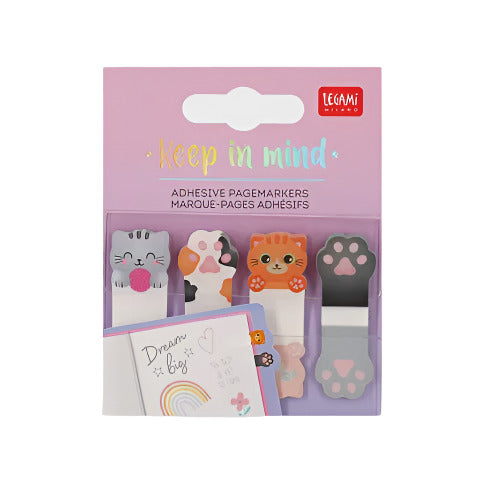 Adhesive Page Markers - Kitty
