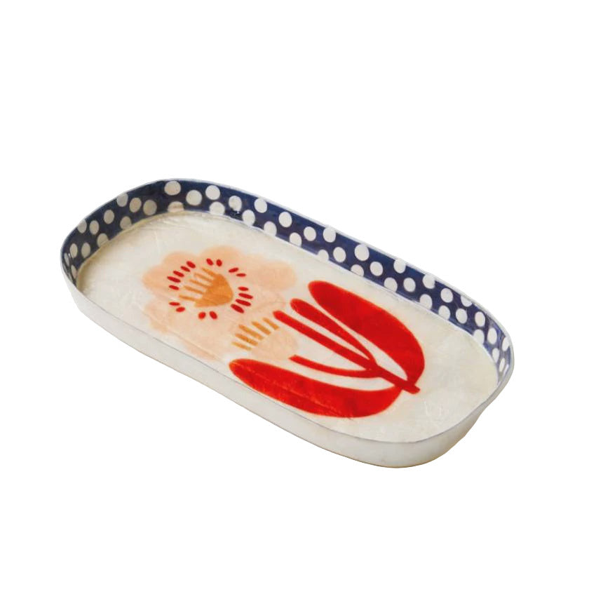 Paradis Pink Flower Tray