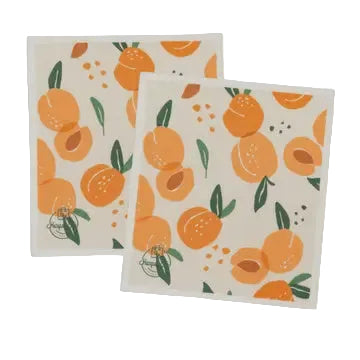 Harps & Seb Swedish Dishcloths (2) - Peach Grove
