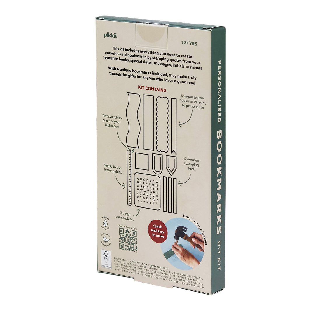 Personalised Bookmarks DIY Kit