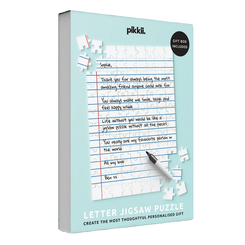 Blank Letter Jigsaw Puzzle