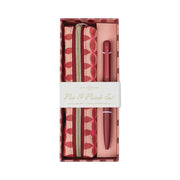Pen & Pouch Set - Pinwheel Pink