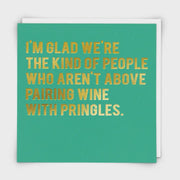 Pringles Greeting Card
