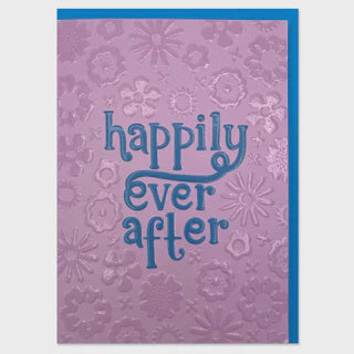 Happily Ever After Pink Flower Card