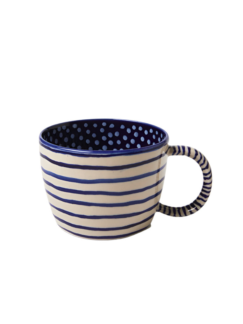 Chino Mug - Navy Lines