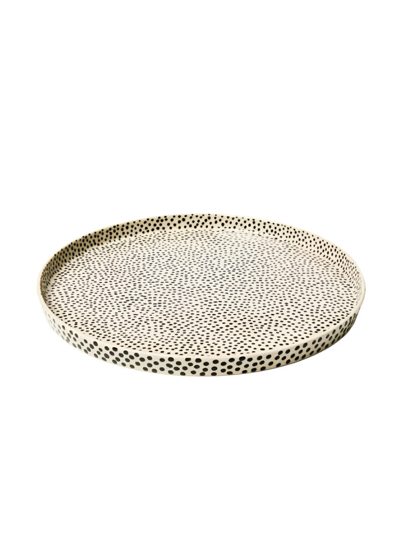 Chino Platter - Black Sprinkle