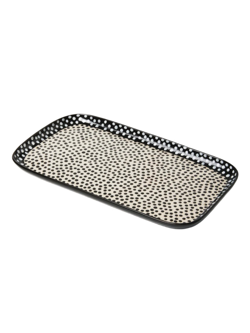 Chino Long Platter - Black Sprinkle