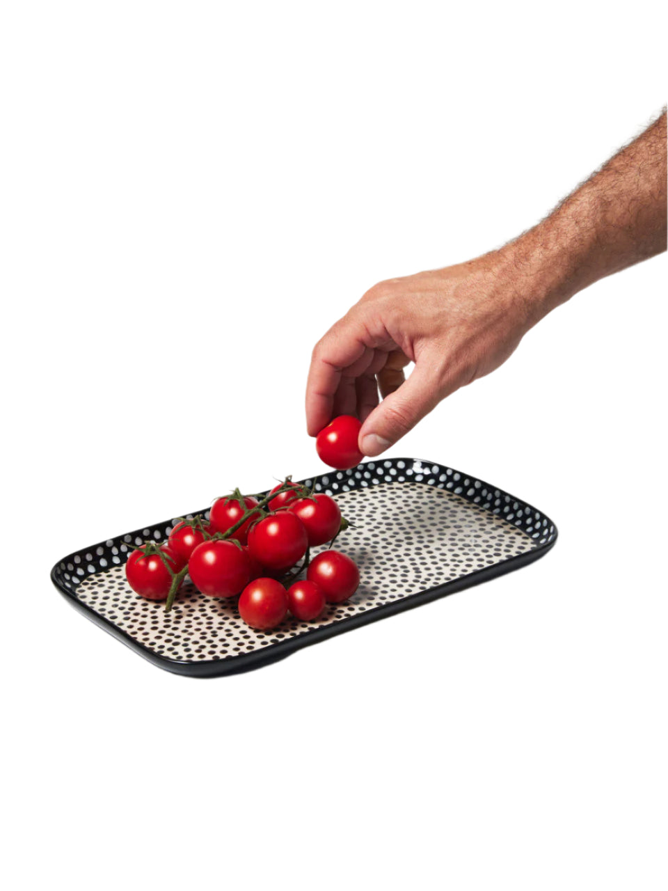 Chino Long Platter - Black Sprinkle