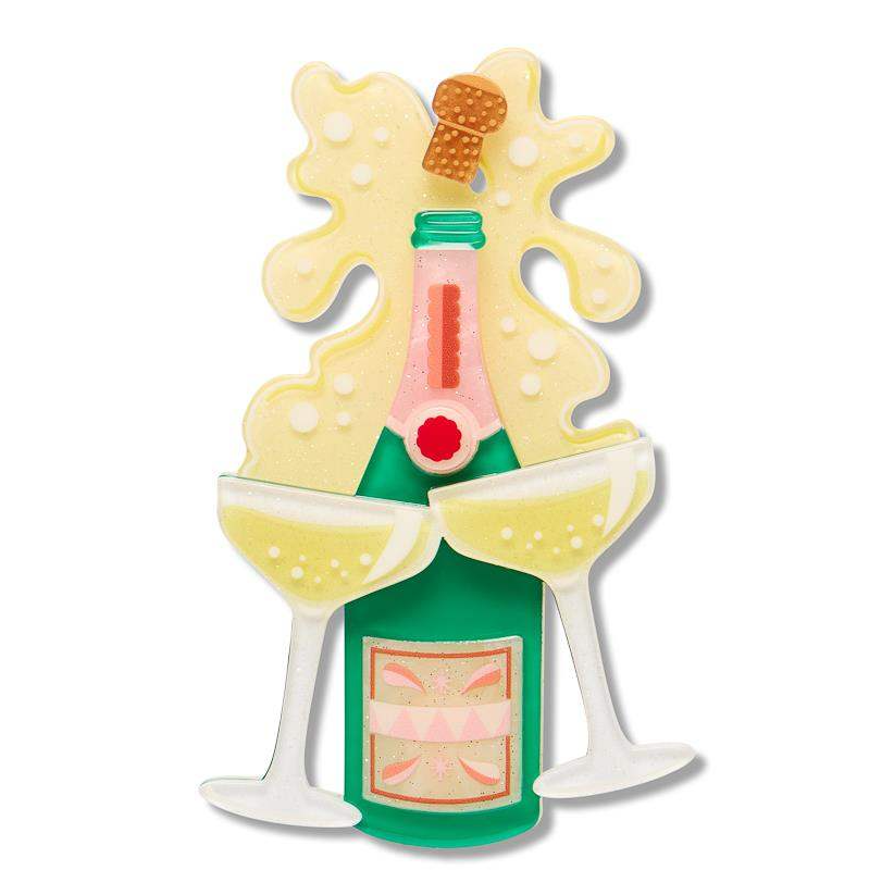 Raise A Glass Brooch