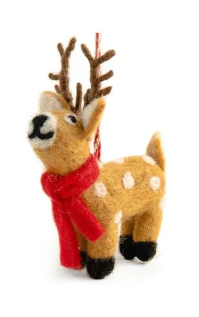 Handcrafted Christmas Decoration - Reindeer Reagan