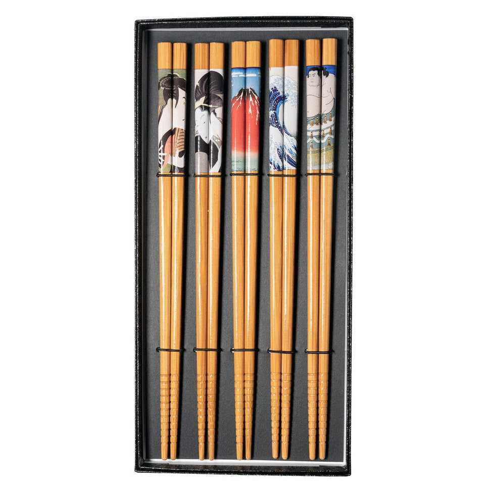 Chopstick Set of 5 - Ukiyoe