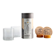 Uprising Old Fashioned Glasses Set - Saltwater Crocodile