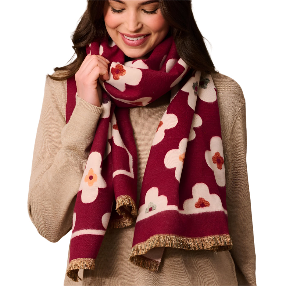 Cherry Flower Scarf