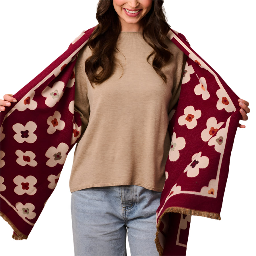 Cherry Flower Scarf
