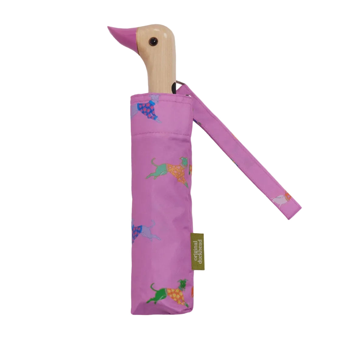 Duckhead Compact Umbrella - Dogs In Pink