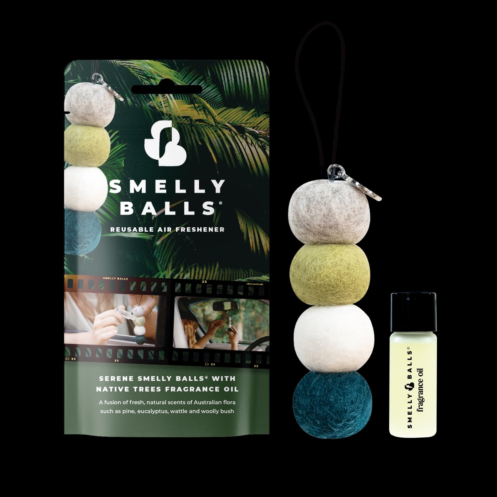 Smelly Balls Grab Pack - Serene - With Native Trees Fragrance