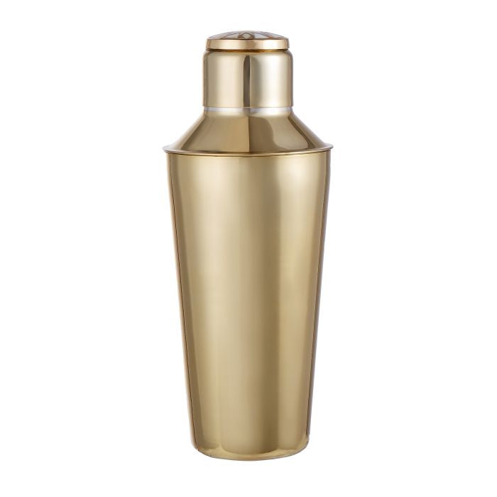 Mother of Pearl Detailed Cocktail Shaker - Gold