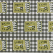 Sardine Napkin 20pk - Black/Olive