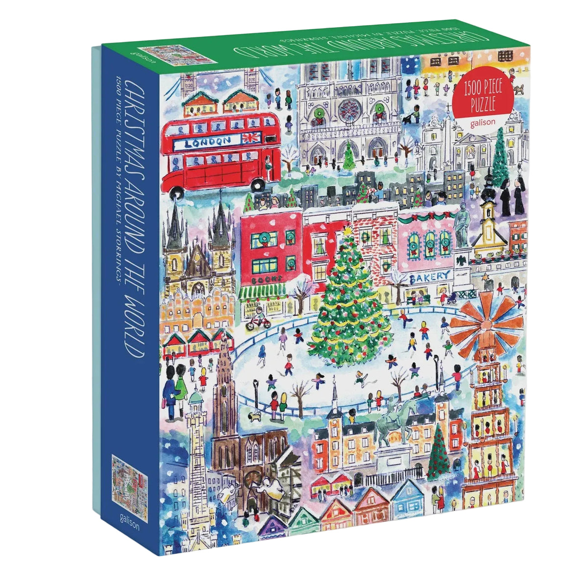 1500pc Foil Puzzle - Storrings Christmas Around The World