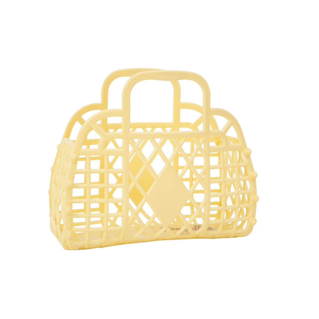 Retro Basket Yellow - Mini