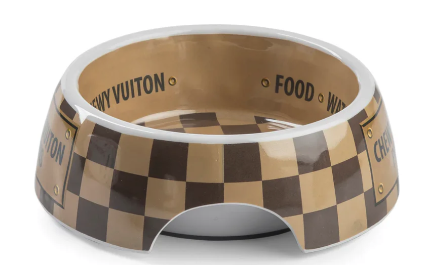 Chewy Vuiton Bowl - Brown