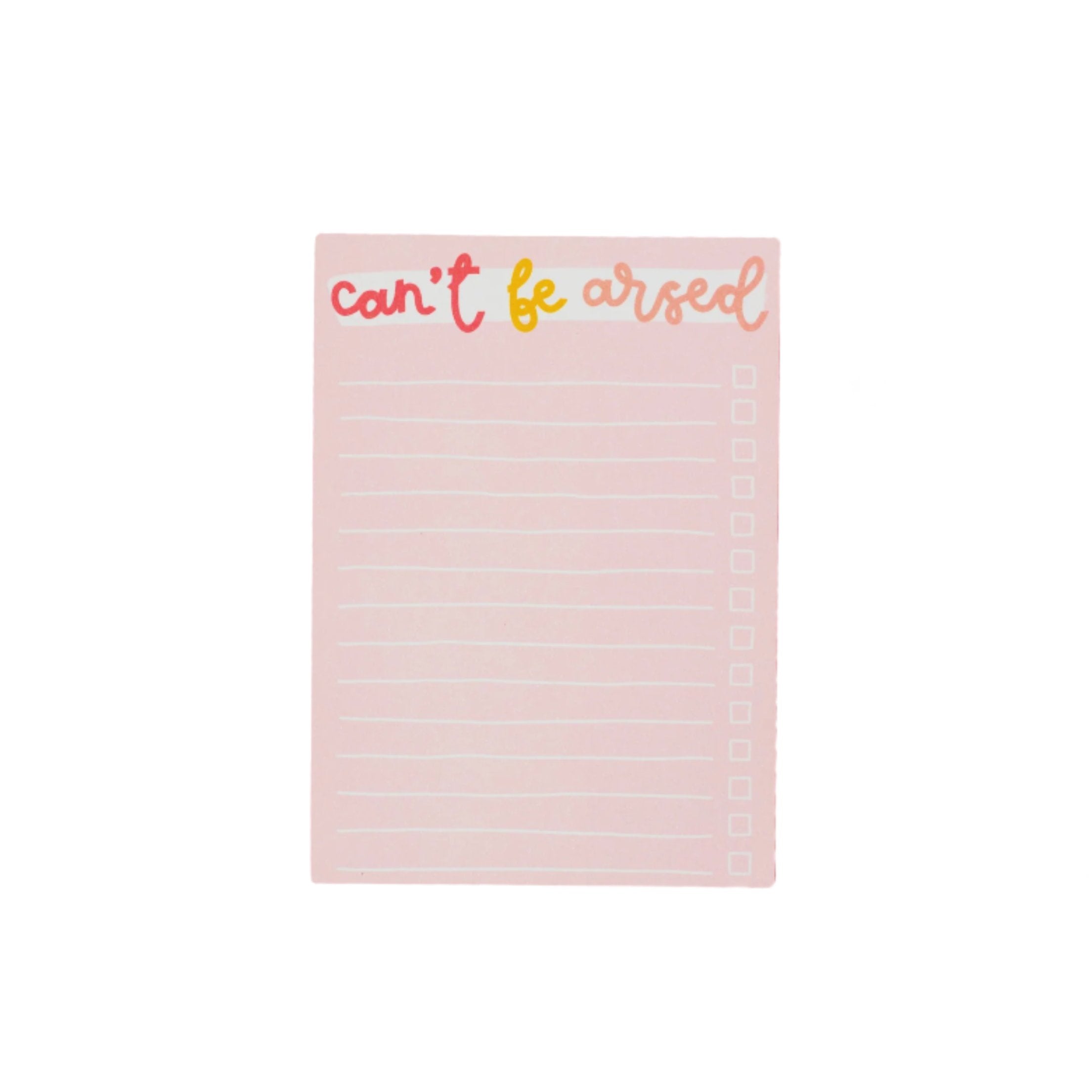 A6 Notepad - Can't Be Arsed