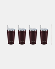 Reusable Party Cups (4 Pack) - Chocolate