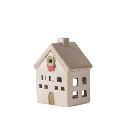 Alsace Tea Light Villa Christmas Stone