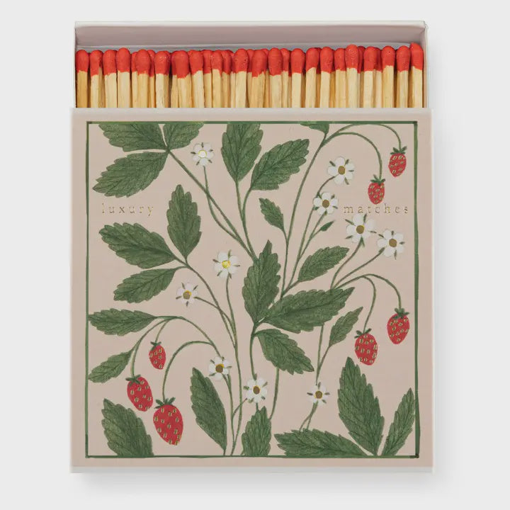 Square Matchboxes - Strawberry