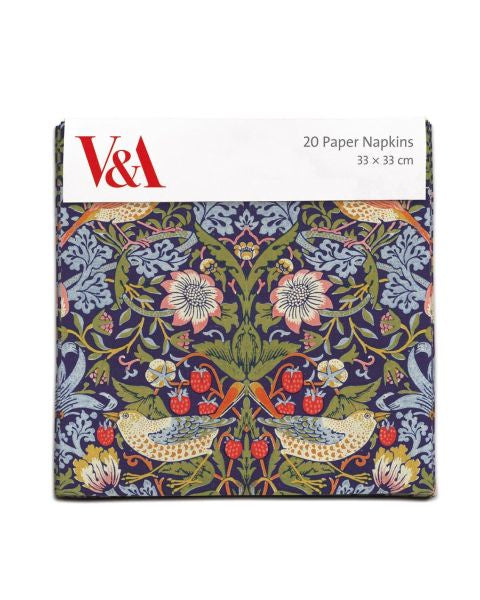Strawberry Thief Paper Napkins - Set of 20