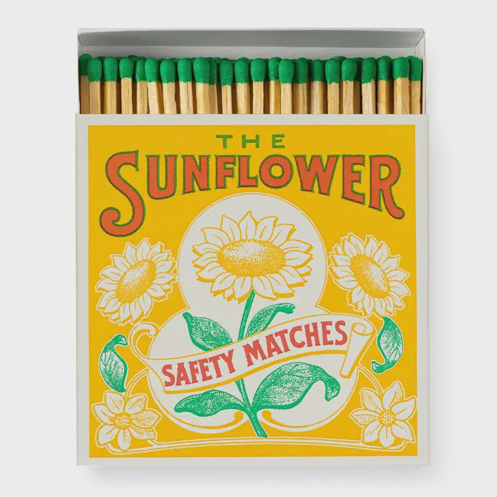 Square Matchbox - Sunflower