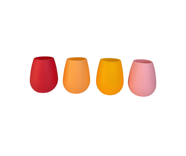 Fegg Silicone Tumbler - Set of 4
