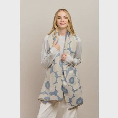 Tall Poppy Scarf - Denim
