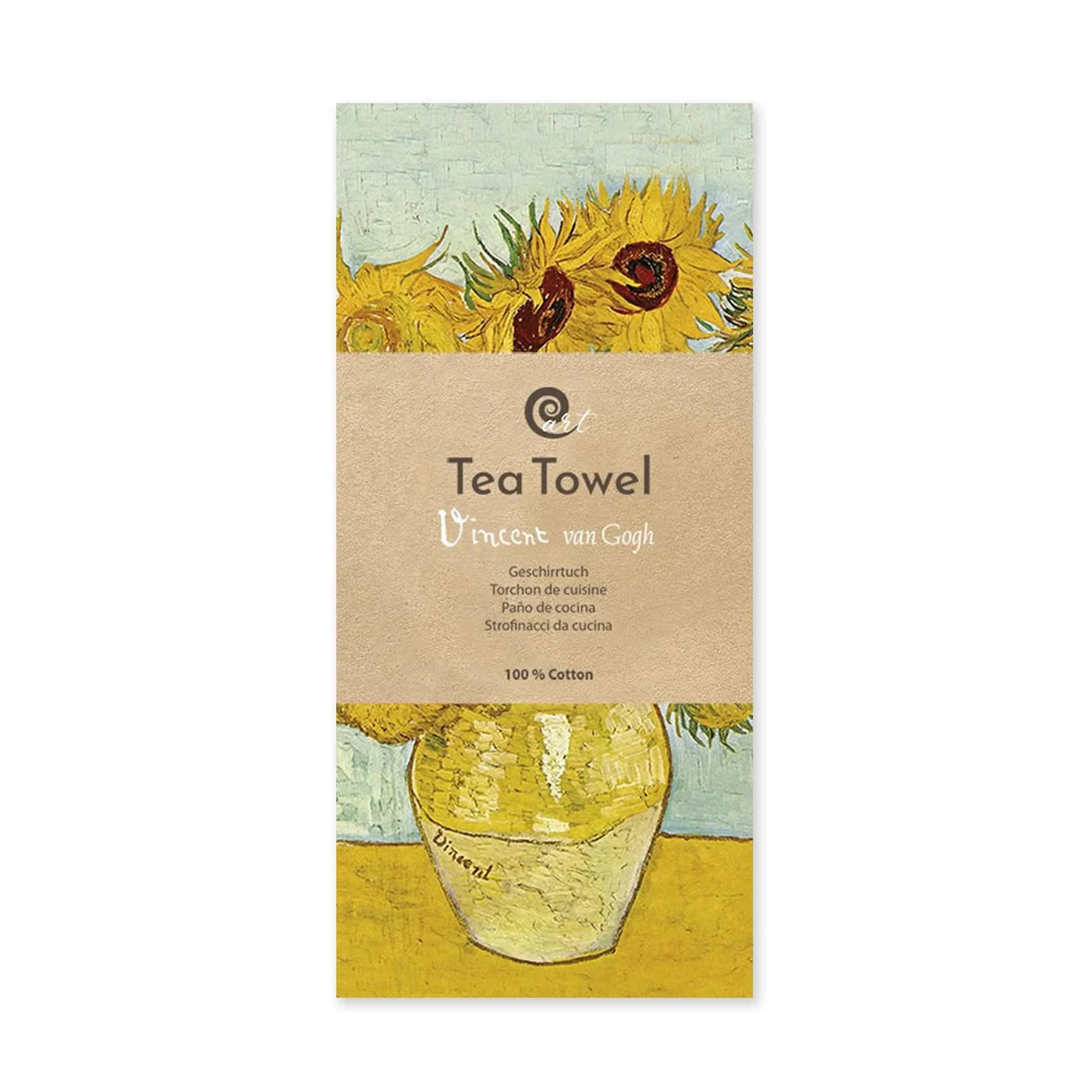 Art Tea Towel - Sunflowers