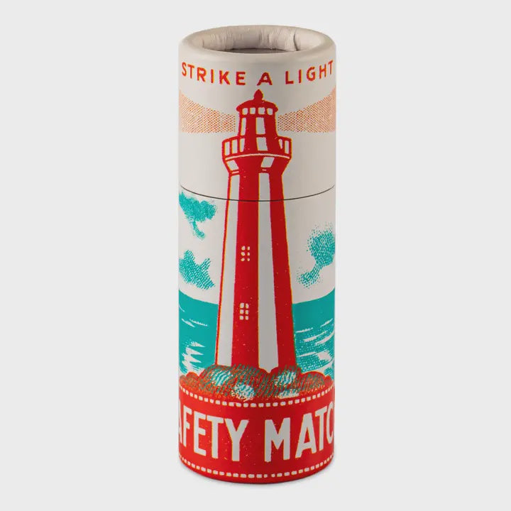 Cylinder Safety Matches - The Lighthouse