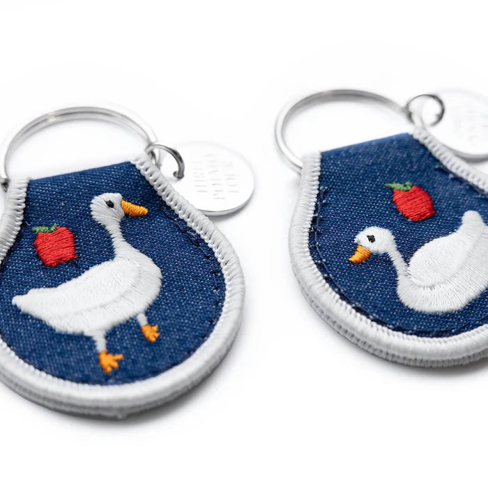 Patch Keychain - Cottage Goose