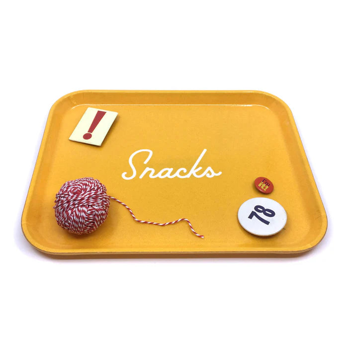 Large Tray - Snacks (Mustard Yellow)