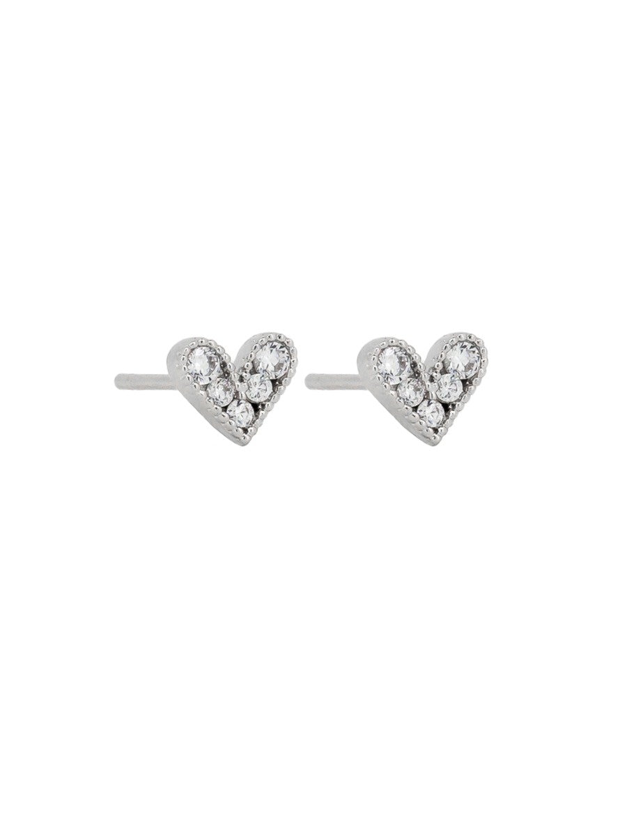 Libi Stud Earrings - Silver