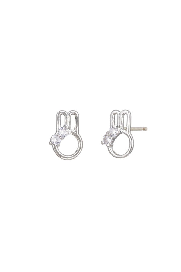 Winnie Stud Earrings - Silver