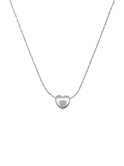 Sweet Heart Necklace - Silver
