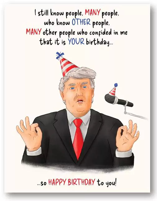 I Still Know People, Many People Card