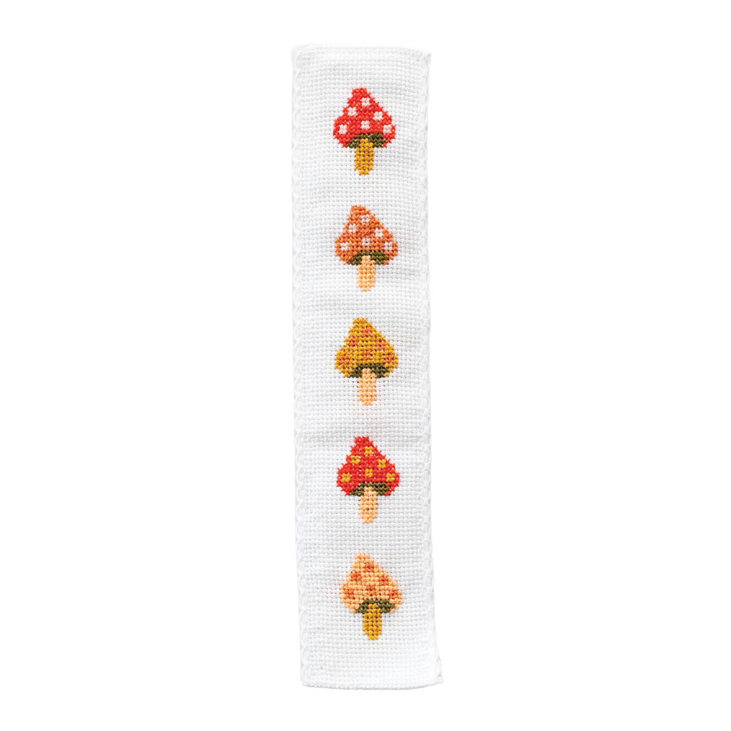 Cross-Stitch Kit Bookmark - Toadstool